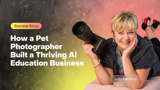 Judy Reinford - Pet Photographer Turned AI Art Educator